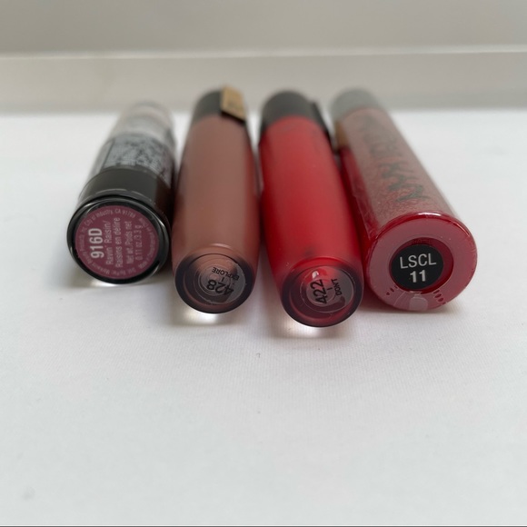 [Bundle of 4] NEW L'ORÉAL Matte Lip Stain, Wet n’ Wild, NYX Liquid Suede - Picture 2 of 3